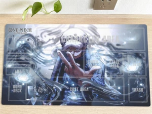 Alfombra de juego O-P Trafalgar Law CCG OPCG TCG alfombrilla de juego de cartas coleccionables almohadilla de mesa bolsa gratuita - Imagen 1 de 3
