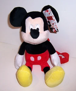 "Disney MICKEY MOUSE 15" MUÑECA DE FELPA BOLSO BANDOLERA BOLSO DE HOMBRO MOCHILA NUEVO" ¡NUEVO! - Imagen 1 de 3