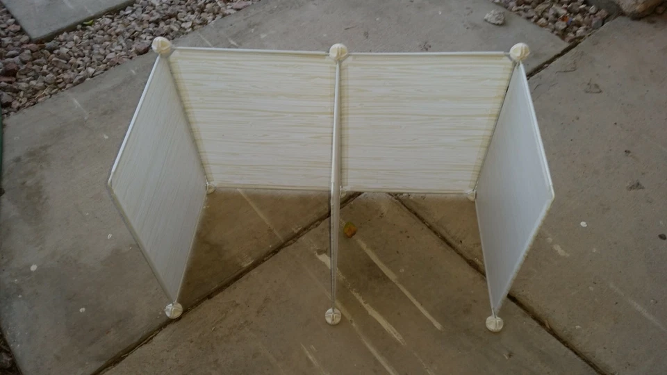 Cubos de almacenamiento Whitmor - Estantes de alambre apilables entrelazados - Lote mixto Foto 1 de 2