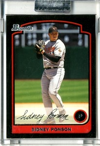 2003 Bowman Uncirculated Silver Orioles Baseball Card #56 Sidney Ponson/250