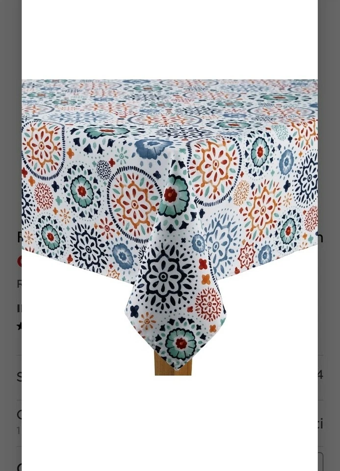 Mantel estampado medallón Food Network con cremallera, 60"x84". Foto 1 de 1