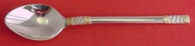 Aegean Weave Gold by Wallace Sterling Silver Place Soup Spoon 7 1/4" - Image 1 of 2