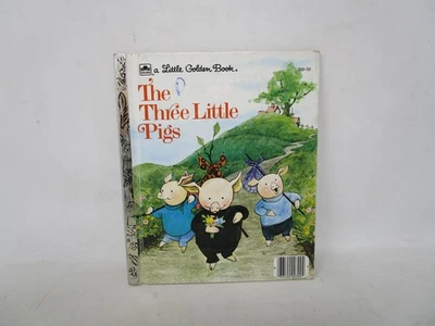 The Three Little Pigs a Little Golden Book 1973  as told by Elizabeth Ross - Image 1 of 4