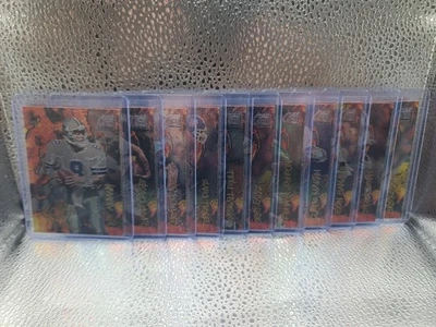 1996 Fleer Molten Metal Football Complete Insert Set + Brett Favre S2 Sample HOF - Image 1 of 4