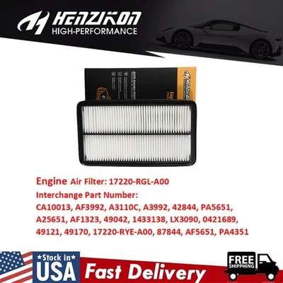 FILTRO DE AIRE MOTOR PARA HONDA ODYSSEY 2005-2010 2009-2015 PILOTO CA10013 ACURA MDX* Foto 1 de 4