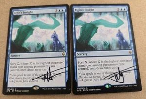 Ugin's Insight  X1  Signed By Tyler Jacobson  Magic the Gathering - Picture 1 of 1