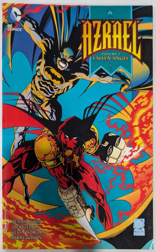 Azrael Fallen Angel Volumen 1 Libro de bolsillo comercial DC Comics 2016 Primera impresión Foto 1 de 3