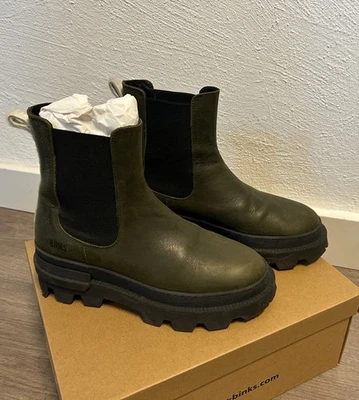 Binks Chelsea  Leder Boots in kaki , 39, 1a, ovp - Bild 1 von 4