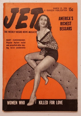 Jet Magazine March 25 1954 Women Who Killed For Love~America's Richest Beggars - Image 1 of 4