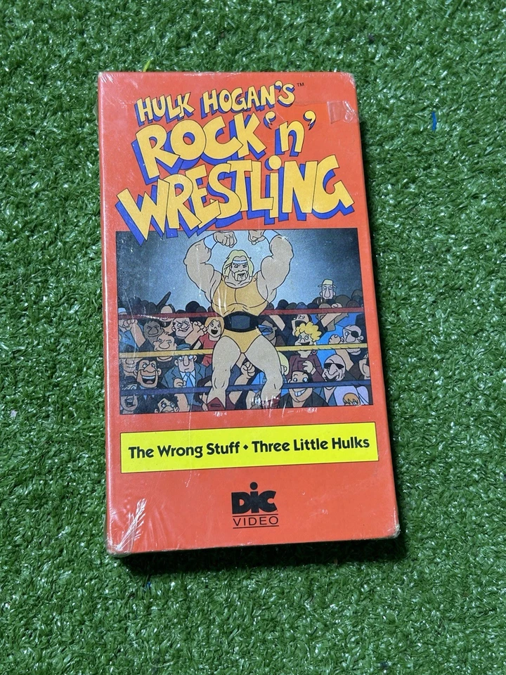 Vintage Hulk Hogans Rock N Wrestling VHS Tape 1985 The Wrong Stuff TITAN Sports