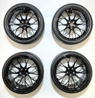 BMW M3 G80 G81 20/21 Zoll Breyton Magnificent Forged Sommerräder Schwarz Glanz - Bild 1 von 4