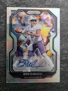 2020 Panini Prizm Silver RC Auto - Ben DiNucci - Bild 1 von 2