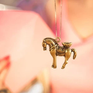 Horse Ornament ,Horse Figurines, Vintage Animal Ornaments - Picture 1 of 7