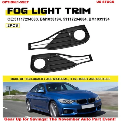 Borde de faros antiniebla para parachoques delantero BMW 428i Gran Coupé 2015-2016 base 2-20x Foto 1 de 4