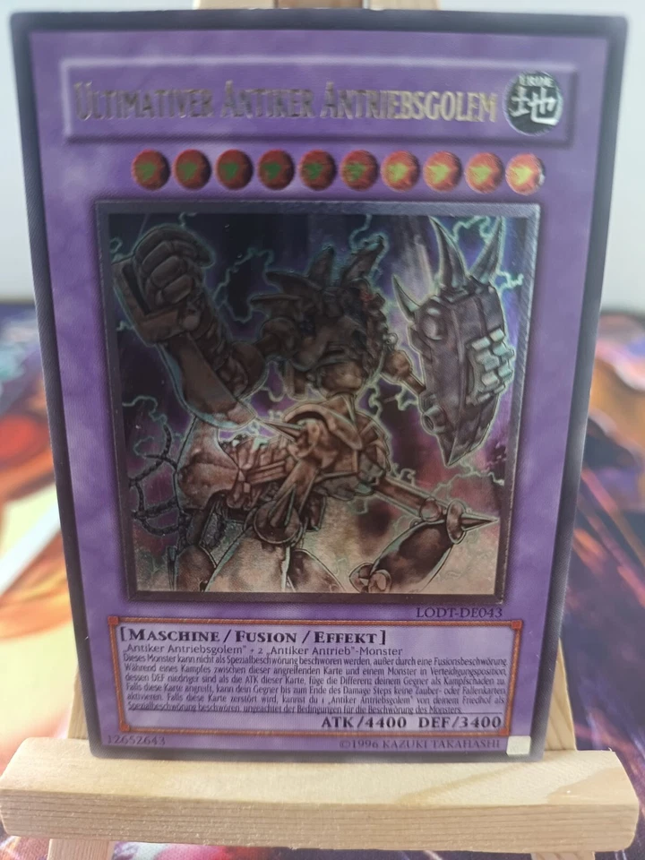 Ultimativer Antiker Antriebsgolem LODT-DE043 Ultimate Rare Deutsch NM YUGIOH - Bild 1 von 1