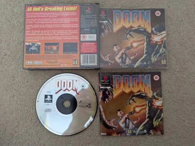 Doom Big Box Edition - Complete With Manual - Tested & Working PS1 PlayStation - Image 1 of 4