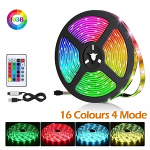✅⭐ENVIOS ESPAÑA⭐ Tira de Luces LED TV 2m USB 60 LEDs RGB 5050 Multicolor - Imagen 1 de 24