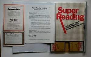 1981 Super Reading Goes Beyond Speed Reading Book Cassettes Russell Stauffer - Picture 1 of 2