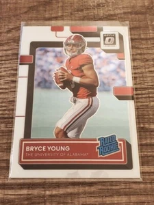 2023 Chronicles Draft Optic Rated Rookie Bryce Young RC PANTHERS / ALABAMA  - Picture 1 of 2