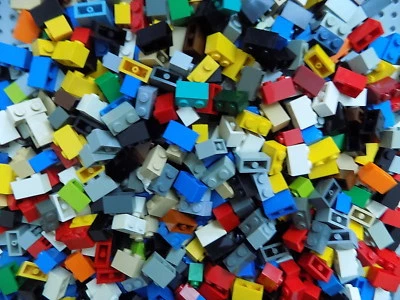  LEGO Lote de 100 piezas 1x2 LADRILLOS colores mixtos elegidos al azar 3004 Foto 1 de 4
