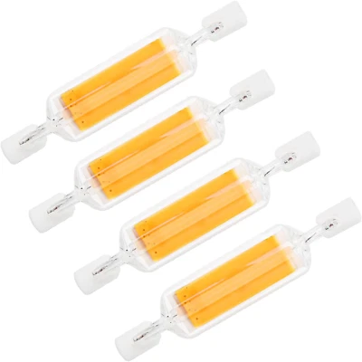 78Mm 5W R7S LED Bulbs(4 Pack) 75W Halogen Equivalent 78Mm R7S LED J-Type T3 120V - Image 1 of 4