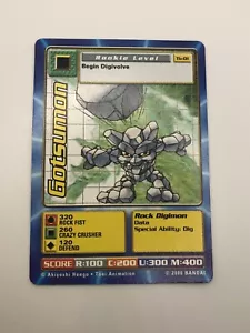 Digimon Taco Bell 2000 Promotional Item Gotsumon Card Rare Bandai - Picture 1 of 5