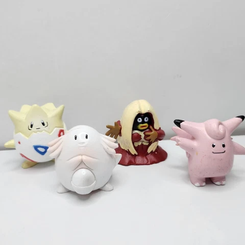 Jynx, Clefairy, Chansey & Togepi TOMY Pokemon Figures CGTSJ 1999 Nintendo 2" Cover