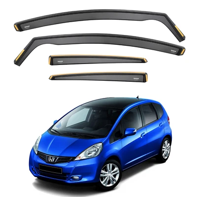 ISPEED Wind Deflectors For Honda Jazz GE MK2 2009-2014 5 Door Hatchback Visors - Image 1 of 4