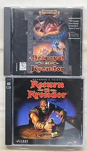 Tradimento a Krondor e ritorno a Krondor MS-DOS CD-ROM solo dischi gioco PC - Foto 1 di 13
