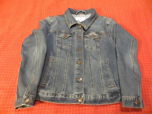 Jeansjacke Damen Time & Tru Blau Größe M (8-10) - Bild 1 von 3