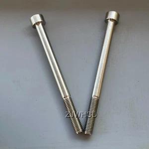 2pcs M7 x 90 mm Ti tanium Screw Bolt Allen Hex Socket Cap Head - Picture 1 of 2