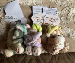 Tokyo Disney Sea Duffy's Sweet Dreams 3-teiliges exklusives Plüsch Charm Set Duffy - Bild 1 von 1