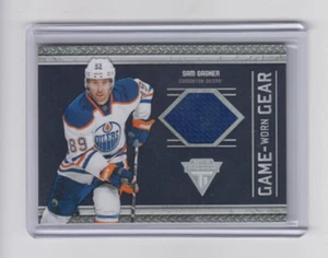 11/12 Panini Titanium Edmonton Oilers Sam Gagner Game Gear GUJ card #19 - Picture 1 of 2