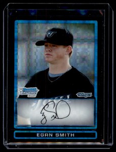2009 Bowman Draft Picks & Prospects Chrome X-Fractors Egan Smith 187/199 Toronto
