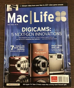 Mac Life Magazine Mai 2008 Digicams: 5 Next-Gen Innovations Ausgabe 16 ohne Etikett - Bild 1 von 5