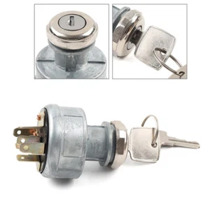 AT195301 Zündschloss mit 2 Schlüsseln für John Deere Lader 210C 310C 310E 310G - Picture 1 of 11