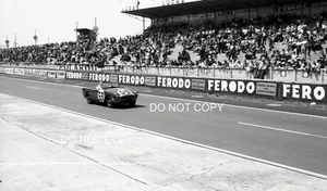 TRIUMPH STANDARD TRS LE MANS 1962 LES LESTON ROTHSCHILD PHOTOGRAPH A4 30X20 12X8 - Picture 1 of 1