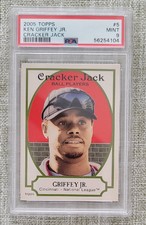 2005 Topps Ken Griffey Jr. Cracker Jack #5 HOF - Mint PSA 9