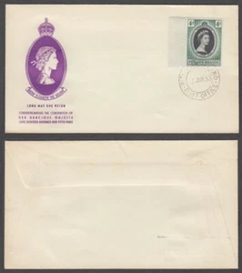 ISLAS PITCAIRN 1953 QEII CORONACIÓN ILUSTRADA FDC (ID: 175/D56971) - Imagen 1 de 1