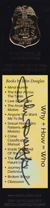 John Douglas Signed Autographed Bookmark Photo FBI Profiler Mindhunter Netflix - Picture 1 of 2