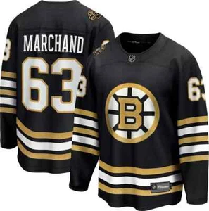 Brad Marchand Boston Bruins Fanatics Breakaway Centennial Jersey Mens Size Small - Picture 1 of 9