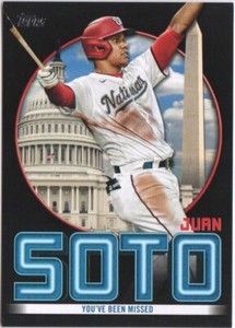 2021 TOPPS JUAN SOTO HIGHLIGHTS BLACK ANNIVERSARY JUAN SOTO RARE /299