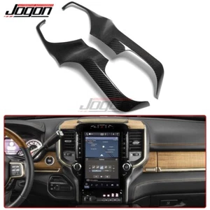 Dashboard Console Navigation Side Panel Trim Carbon For Ram 1500 TRX 2019-2024 - Picture 1 of 9