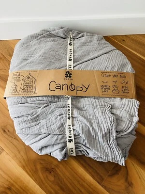 Серый навес для кроватки Sebra - Изображение 1 из 4