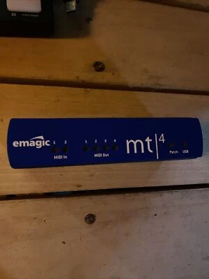 Emagic MT4 Music and Audio Production Portable MIDI Interface - Image 1 of 4