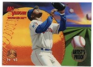 1995 Sportflix UC3 Mo Vaughn Artist's Proof #6 Red Sox 