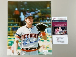 JSA Alan Trammell Signed 8x10 Photo File COA Detroit Tigers 1984 WS MVP HOF K - Picture 1 of 4