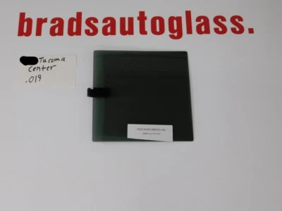 Fits 2005-2023 Toyota Tacoma MANUAL CENTER sliding rear window back glass - Image 1 of 2