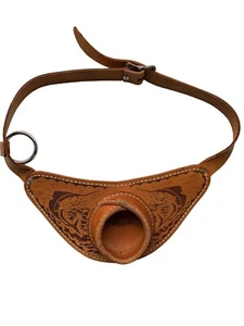 Arnés de cinturón de cuero vintage J.C. Higgins Sea Fighting - Imagen 1 de 13