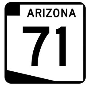 Arizona State Route 71 Aufkleber R2710 Highway Schild Straßenschild - Bild 1 von 1